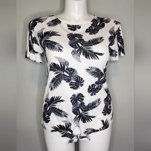 Old Navy Hawaiian Floral Short Sleeve Top